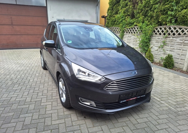 Ford C-MAX cena 52800 przebieg: 164213, rok produkcji 2018 z Rawicz małe 407